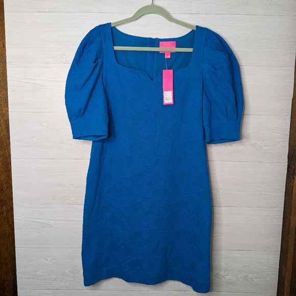 Lilly Pulitzer jacquard shift Feona Dress NWT Large - Picture 4 of 10